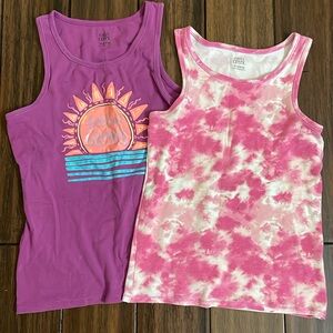 Girls tank tops. Size 14/16. 2 pack.